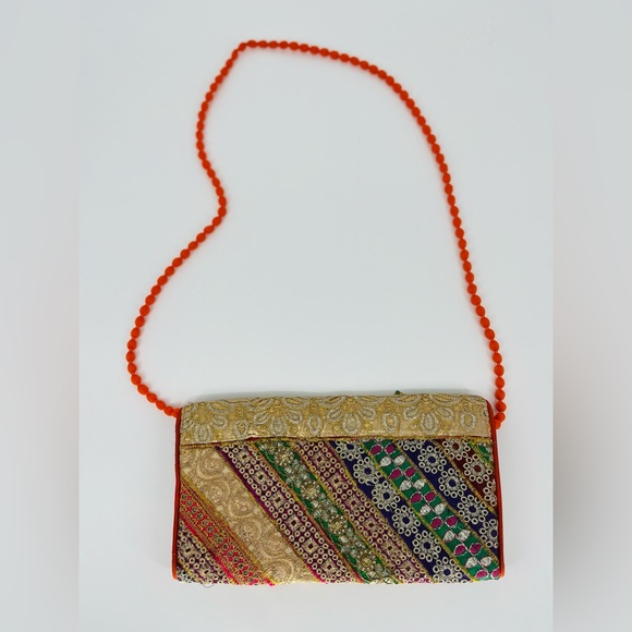 Brocade Crossbody Clutch/Purse by Indian Artisan Families, NWT - Picture 4 of 13